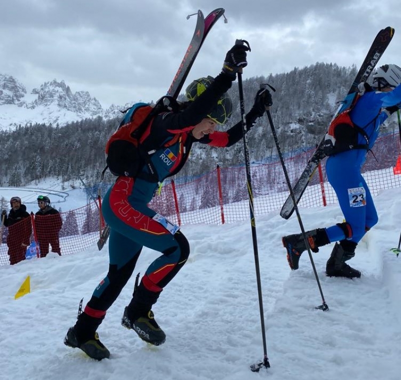 George Jinga a câștigat medalia de argint la Campionatele Mondiale de Schi-Alpinism la categoria Under-20, în proba individuală