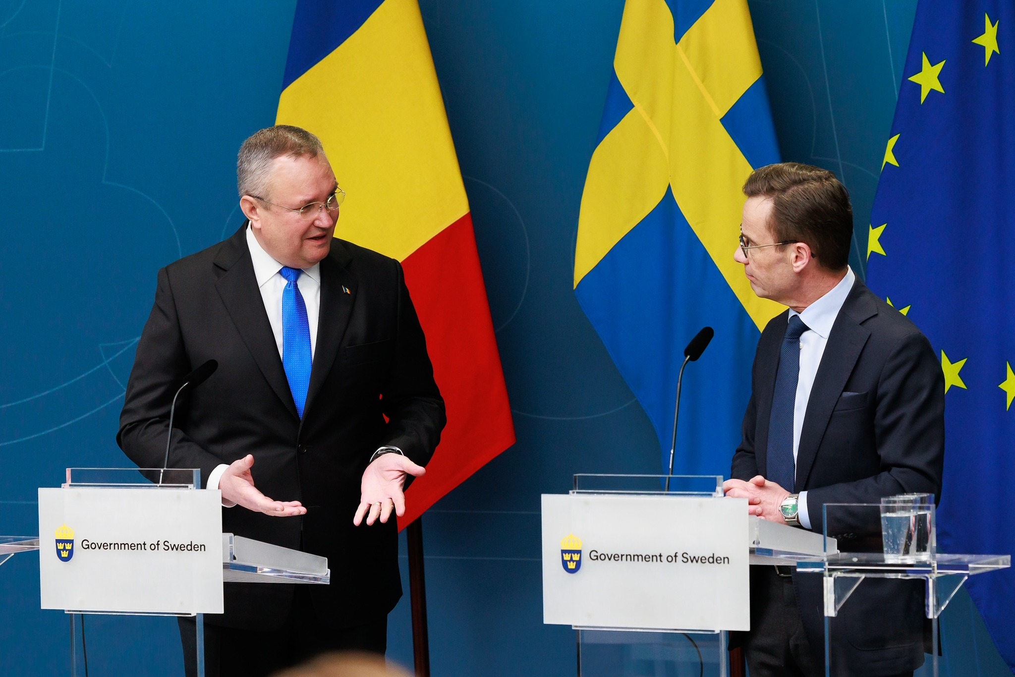 Nicolae Ciucă, la Stockholm: ”Obiectivul prioritar al României este aderarea la Schengen anul acesta”