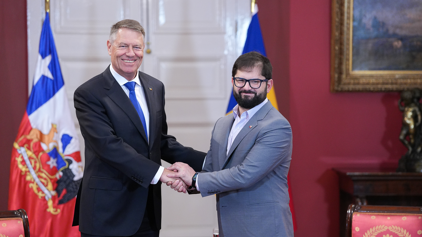 Klaus Iohannis, primit de omologul său din Chile, Gabriel Bori