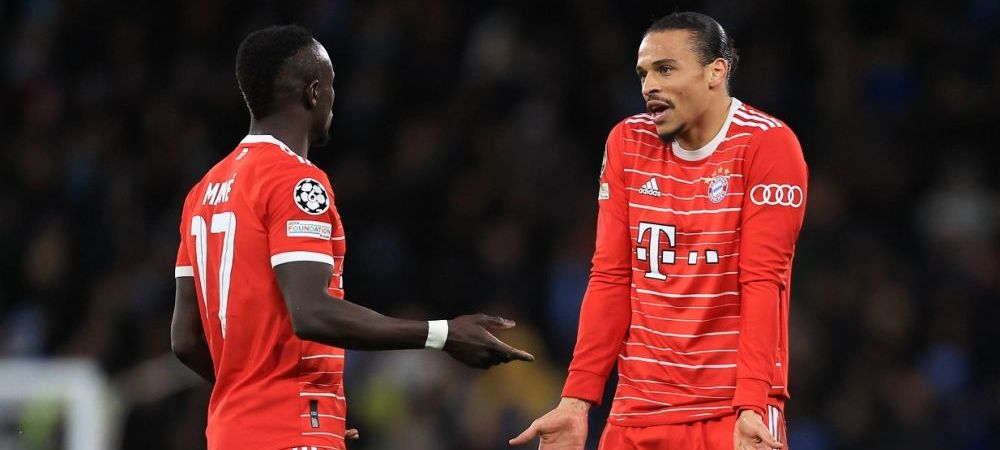 Bătaie în vestiarul lui Bayern după meciul cu City: Sadio Mane l-ar fi lovit în față pe Leroy Sane