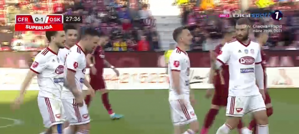 CFR Cluj – Sepsi 1-1 | Gazdele egalează la finalul primei reprize
