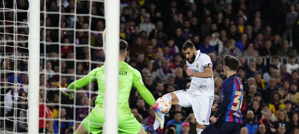 El Clasico | ACUM: Barcelona – Real Madrid 0-3! Benzema le face viață grea catalanilor