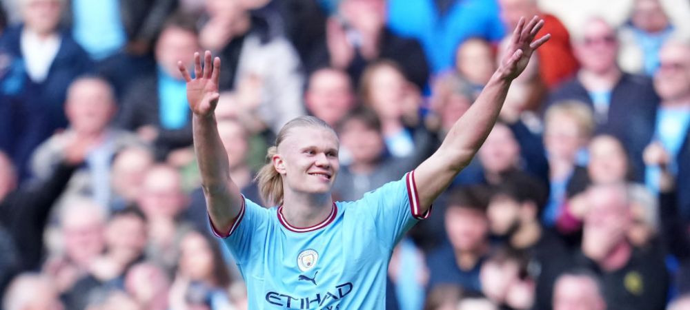 Erling Haaland mai are nevoie de trei goluri pentru a stabili un record absolut în Premier League. Ce bornă a atins, deocamdată, norvegianul