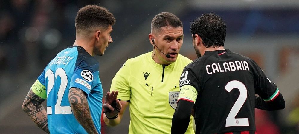 Fabio Cannavaro îl critică pe Istvan Kovacs după Milan – Napoli 1-0. Costacurta a reacționat și el