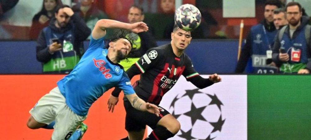 Napoli – AC Milan, LIVE TEXT din sferturile Champions League de la ora 22:00. Echipele de start