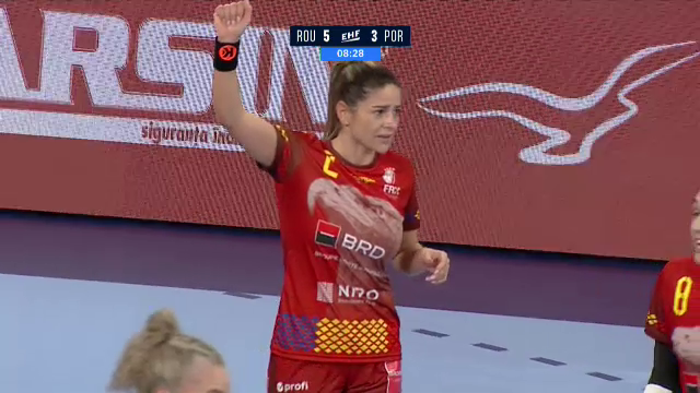 Recital spre Mondial: România – Portugalia 35-20, în turul play-off-ului pentru CM. Denisa Șandru a făcut minuni în poartă, atacul a funcționat perfect