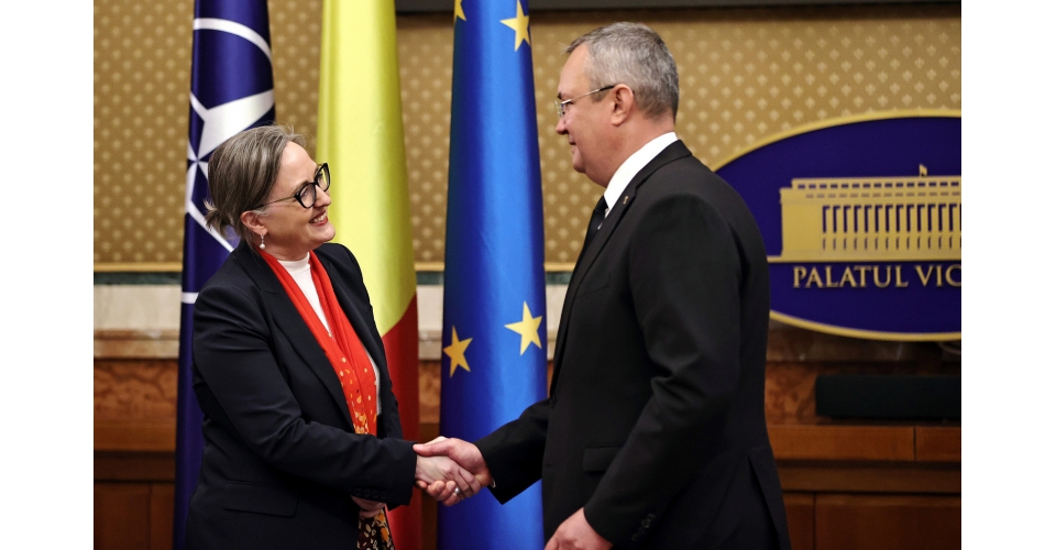 Premierul Nicolae Ciucă, a primit-o, în VIZITĂ de rămas bun, pe ambasadoarea Canadei în România, Annick Goulet