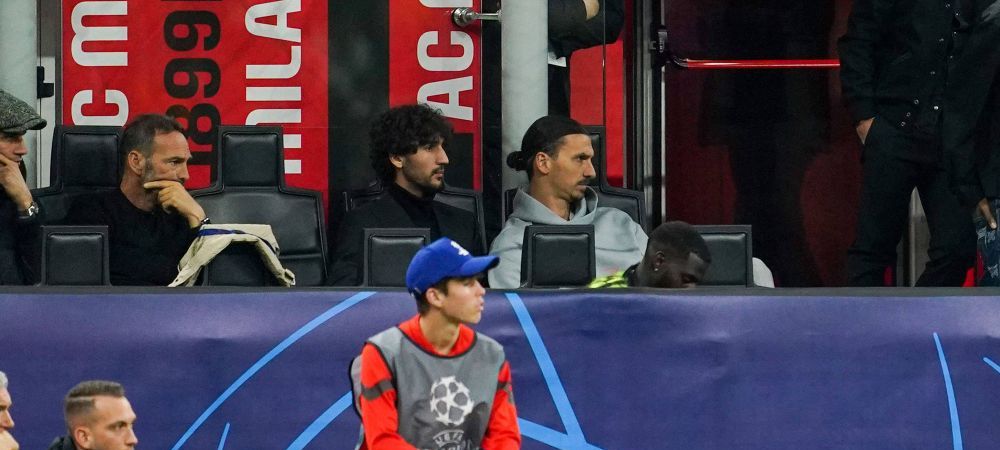 L-au supărat pe Zlatan! Cum a fost surprins Ibrahimovic în timpul meciului AC Milan – Inter 0-2