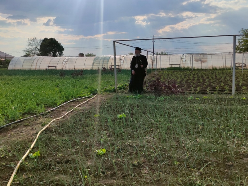 Fotografii rarisime cu un ierarh: S-a dus prin răzoarele cu legume