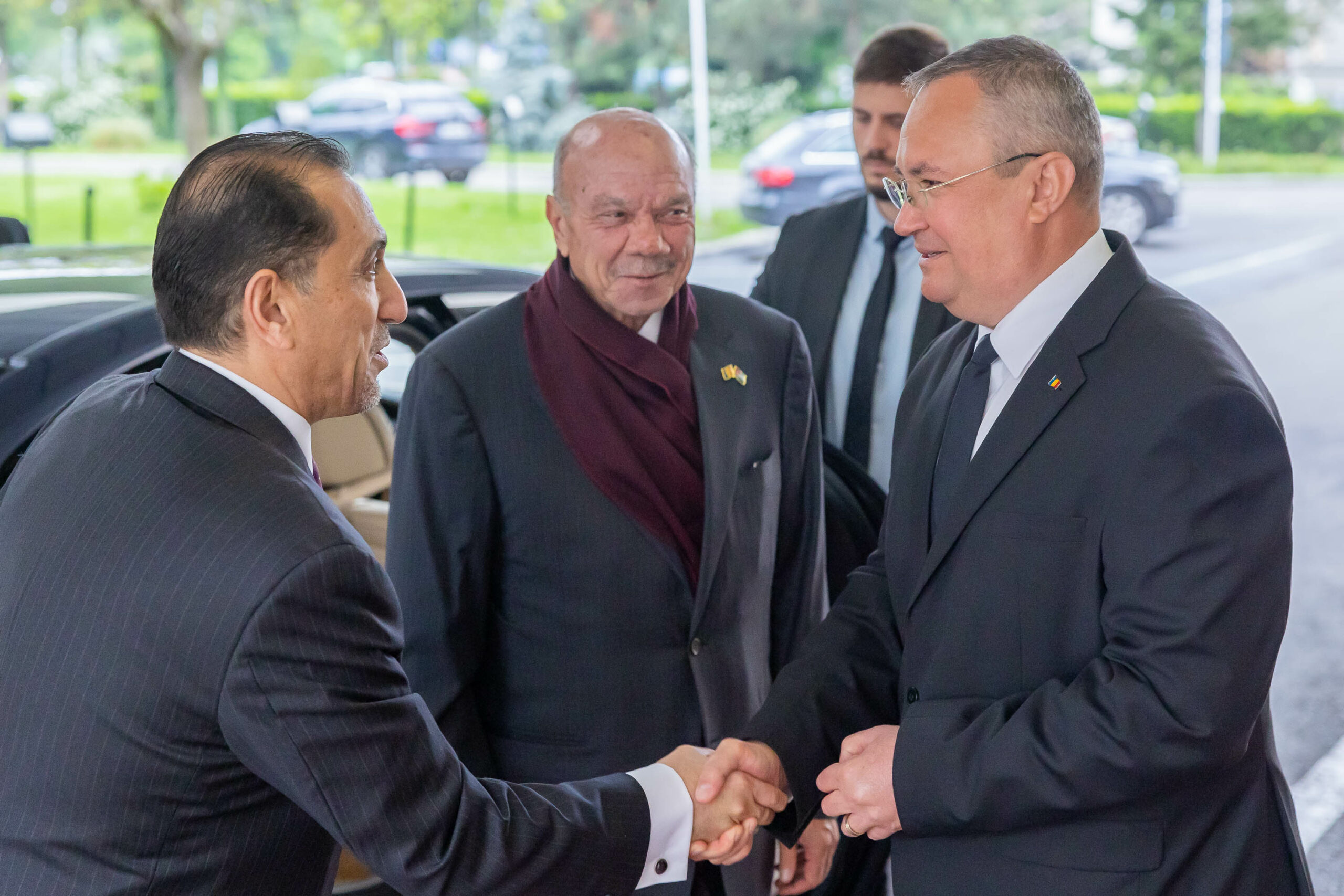 Nicolae Ciucă, întâlnire cu președintele Senatului Iordaniei. Despre ce au discutat cei doi