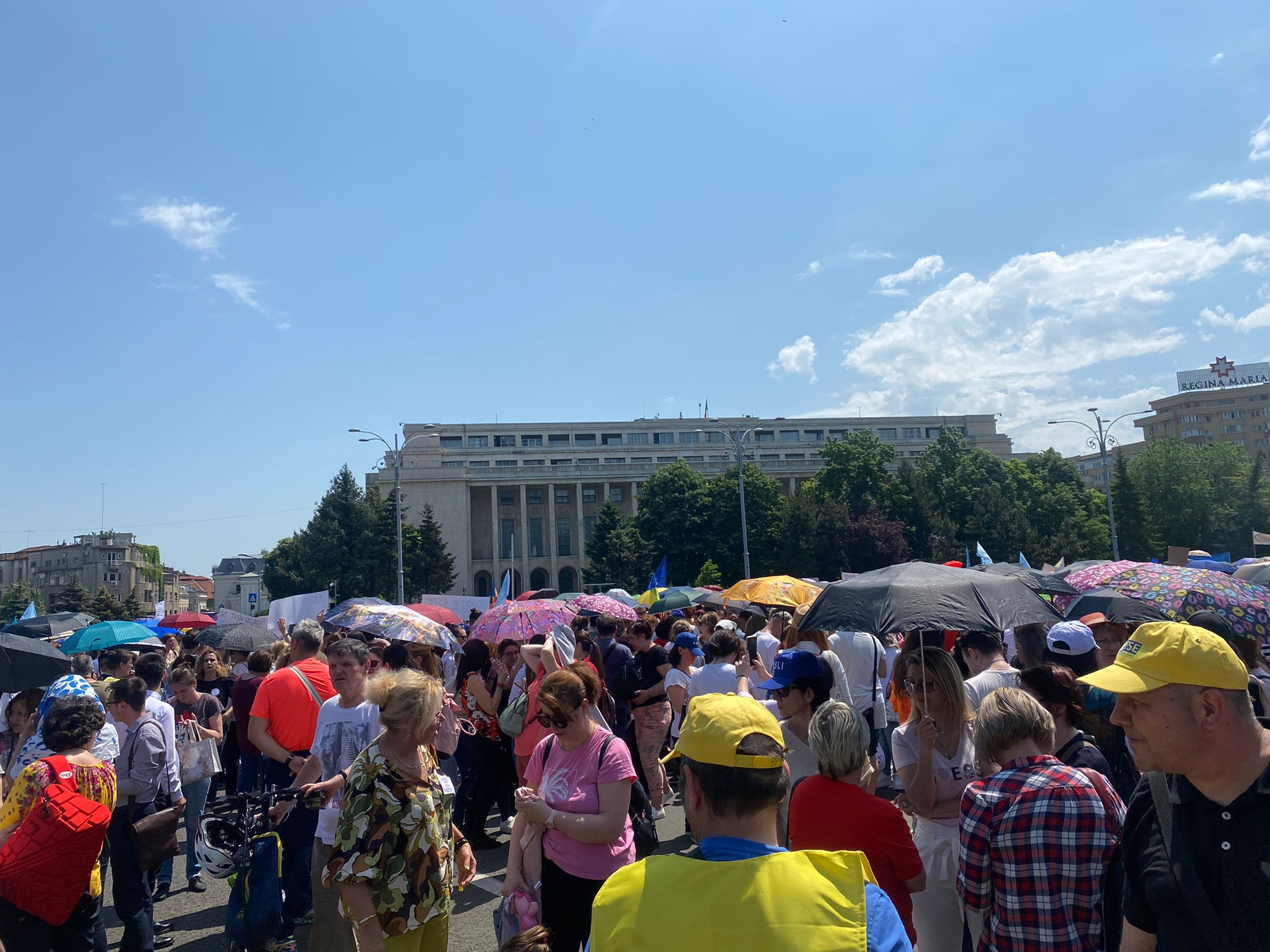 Sindicaliștii din Educație au ieșit în stradă, după patru zile de grevă generală