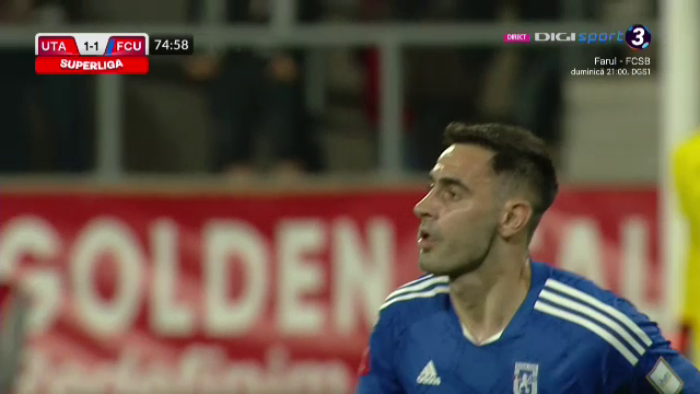 UTA Arad – FCU Craiova 1-1 | Echipele împart punctele pe „Francisc von Neuman”