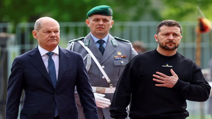 Zelenski a ajuns în Germania pentru a primi Premiul Carol cel Mare