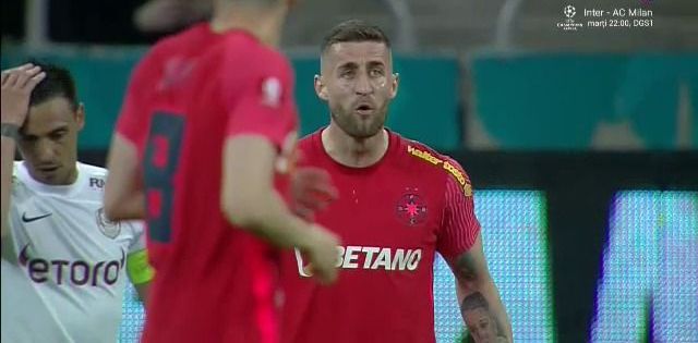 „Vă dați seama” că a ratat! Șut lamentabil al lui Ovidiu Popescu din poziție ideală