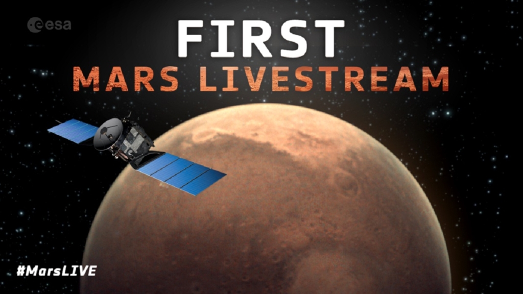 prima transmisiune LIVE de pe planeta Marte
