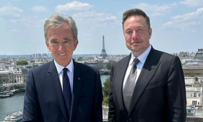 Elon Musk și Bernard Arnault au luat prânzul, împreună, la Paris