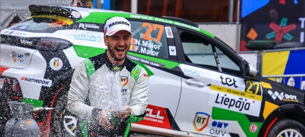 Al doilea podium consecutiv pentru frații Maior în Campionatul European de Raliuri