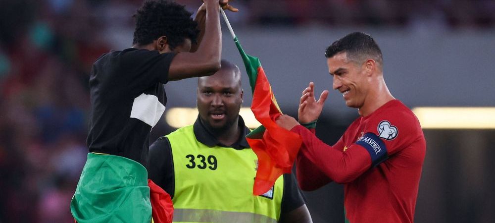 E faza serii! A sărit pe teren și l-a ridicat în brațe pe Cristiano Ronaldo ca pe un fulg! Cum a reacționat portughezul 