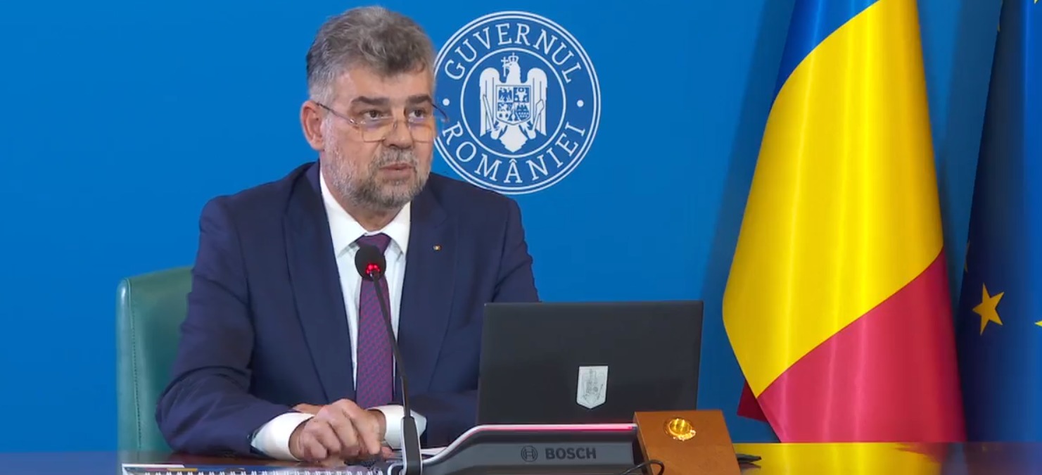 Marcel Ciolacu, discuții cu Mugur Isărescu la Palatul Victoria