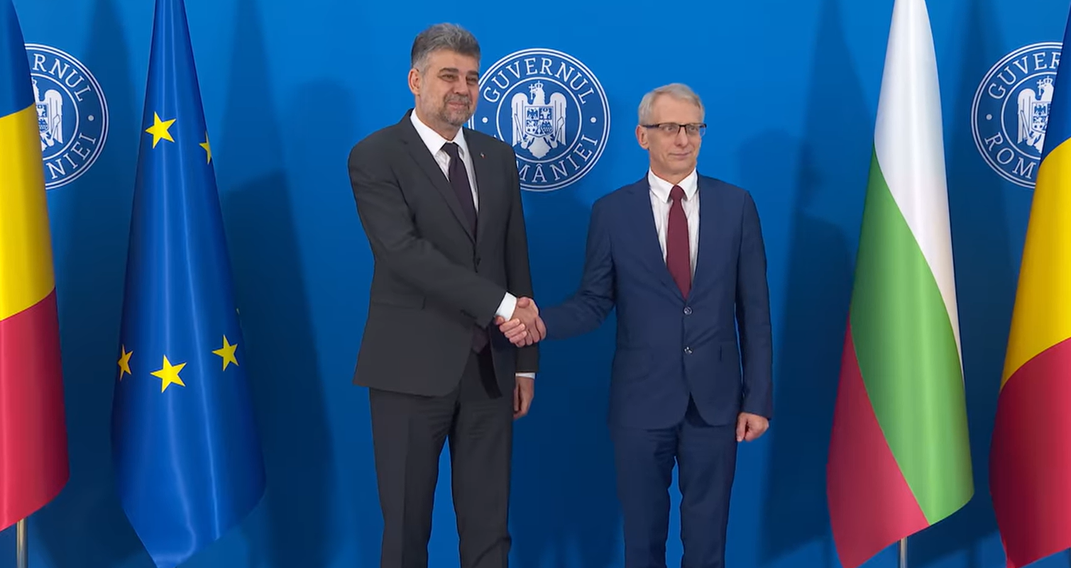 Marcel Ciolacu l-a primit pe premierul Bulgariei la Palatul Victoria