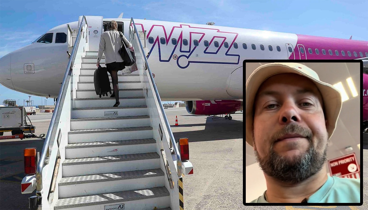 Ce a pățit acest pasager, după ce s-a îmbarcat într-un avion WizzAir