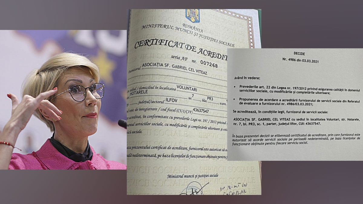 Raluca Turcan a semnat acreditarea azilului groazei din Voluntari, „Sfântul Gabriel cel Viteaz”. Cine plătește oalele sparte