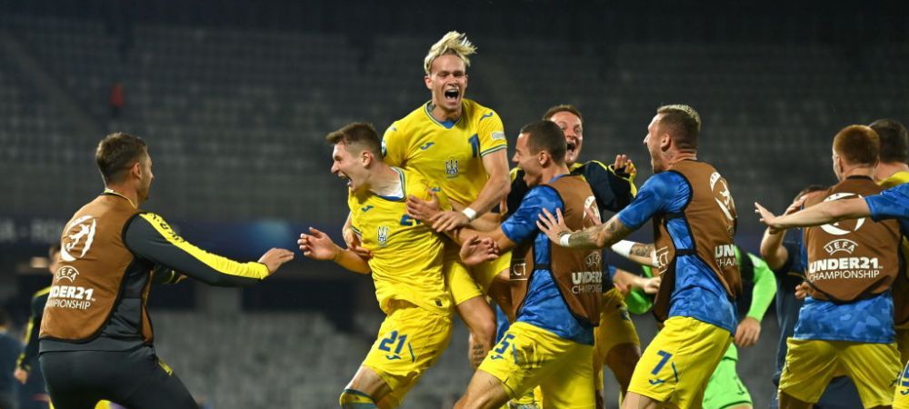 S-a stabilit și cea de-a doua semifinală de la EURO U21! Ucraina, victorie spectaculoasă împotriva Franței 