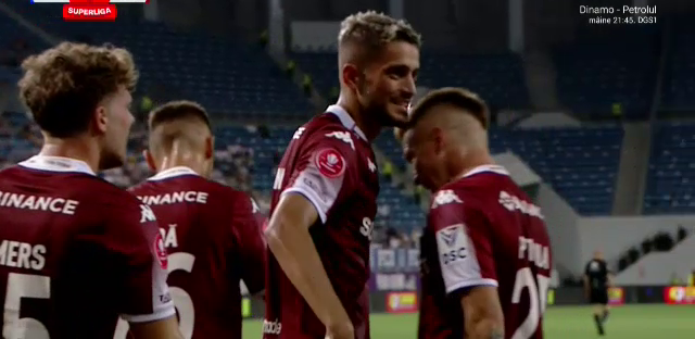FCU Craiova – Rapid 3-5. Show în Bănie! Rrahmani debutează cu o ”dublă” și îi aduce pe giuleșteni pe locul trei