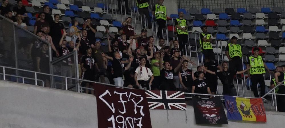 O scandare a galeriei lui CFR Cluj a fost huiduită de tot stadionul la derby-ul cu FCSB