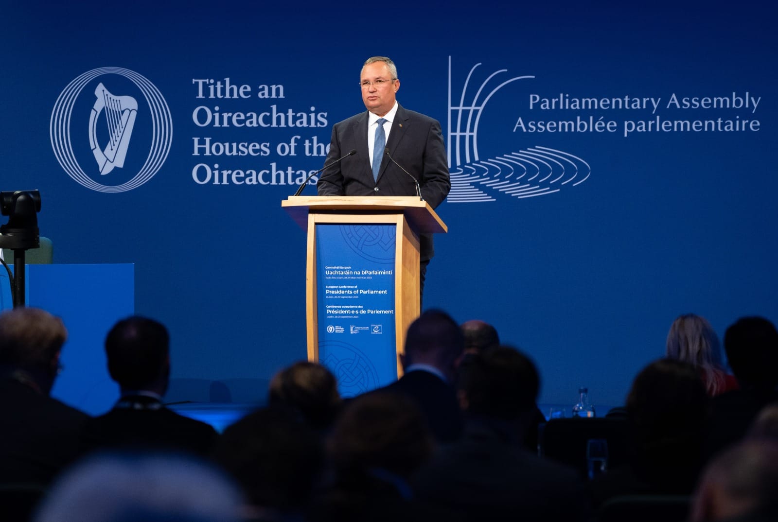 Nicolae Ciucă, discurs împotriva populismului la Dublin