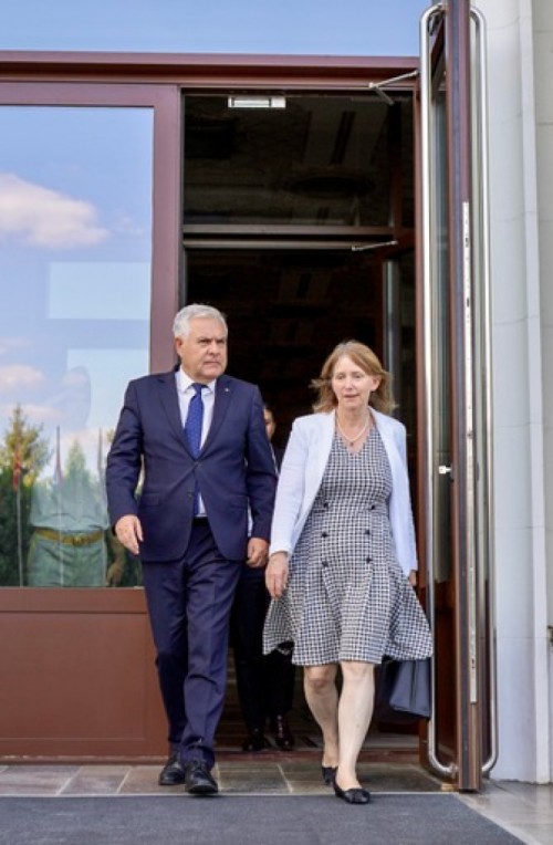 Angel Tîlvăr, întrevedere cu ambasadorul SUA la București despre contextul de securitate de la Marea Neagră