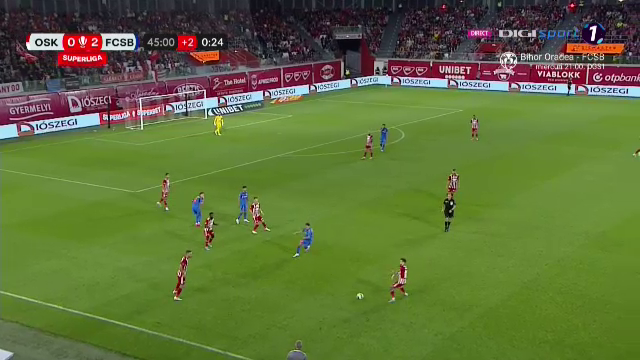 ACUM: Sepsi OSK – FCSB 0-2 | Fracisco Junior îi sparge buza lui David Miculescu pe finalul primei reprize