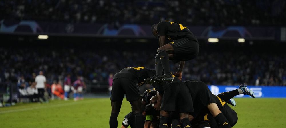 Napoli – Real Madrid 2-3 | Spectacol total în Italia! Valverde a provocat autogolul victoriei! United a pierdut cu Galata! Aici rezultatele 