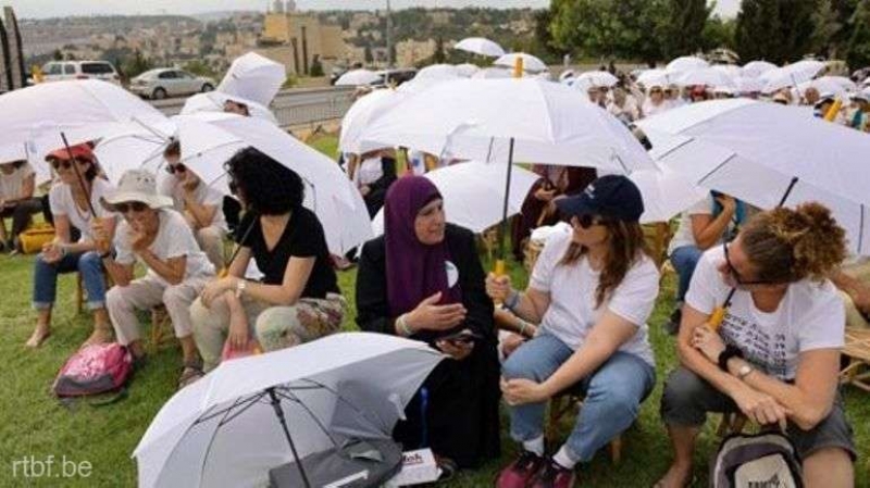 Manifestație comună a femeilor israeliene și palestiniene pentru pace