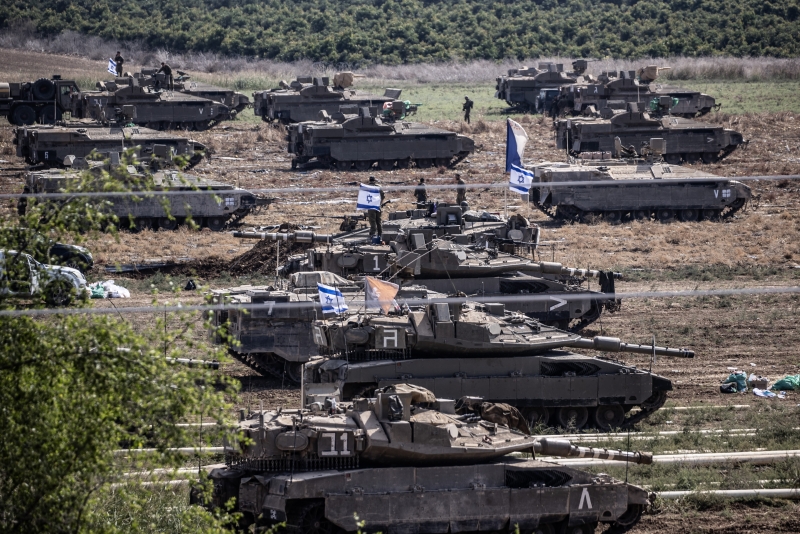 Momentul marelui atac este aproape! Israelul a adus un număr uriaș de tancuri şi soldați la graniţa cu Fâşia Gaza