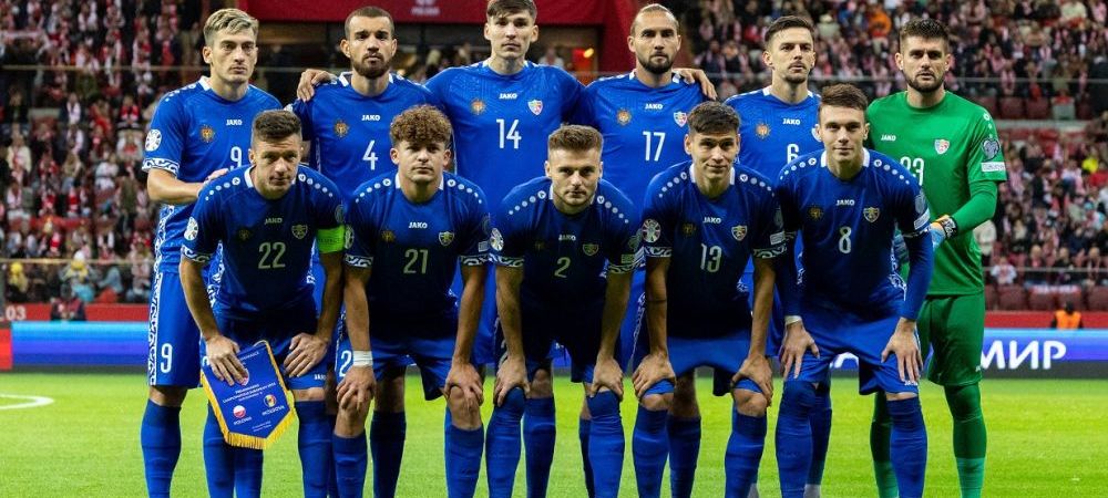 Moldova, cu 5 jucători din România pe teren, e marea surpriză din preliminarii și speră la EURO! Un nou rezultat uriaș contra Poloniei