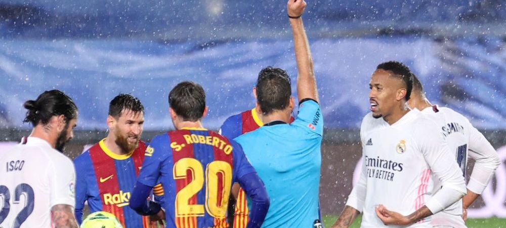 S-a aflat numele arbitrului din El Clasico! Două victorii pentru Real în două meciuri cu el la centru. Singurul central care l-a eliminat pe Messi la Barca 
