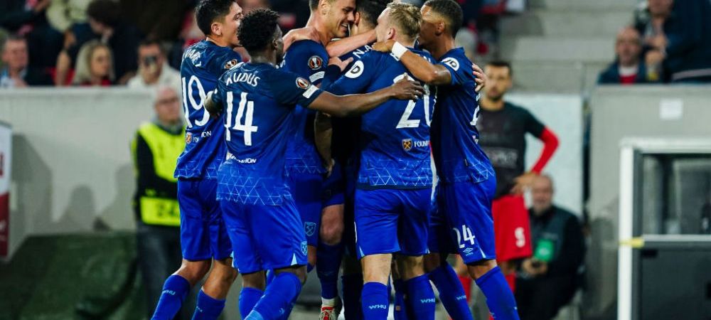 West Ham, record de invincibilitate în Europa, după victoria cu Freiburg