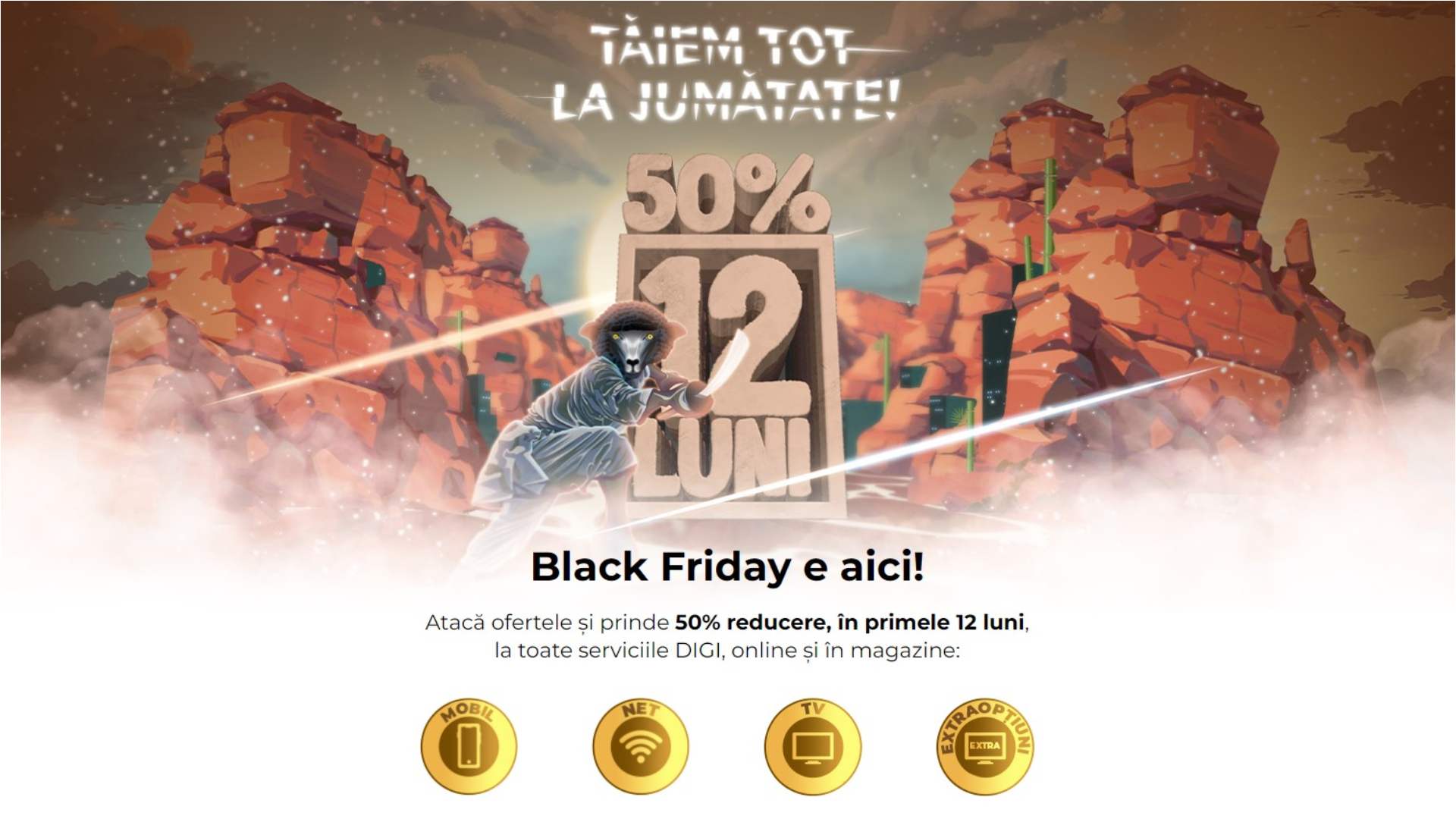 Aceste abonamente DIGI beneficiază reducere de 50% în primele 12 luni