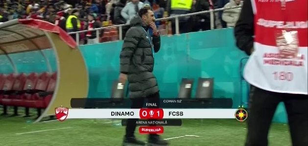 Elias Charalambous, gest obscen în fața fanilor lui Dinamo. Cipriotul a cedat imediat după derby