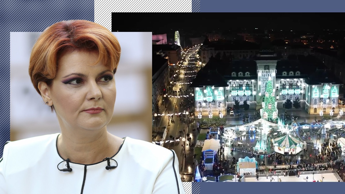 Olguța Vasilescu, lăudată de PSD pentru cel mai frumos brad din Europa. Moș Crăciun a furat startul. Sfântul Andrei mai are de așteptat
