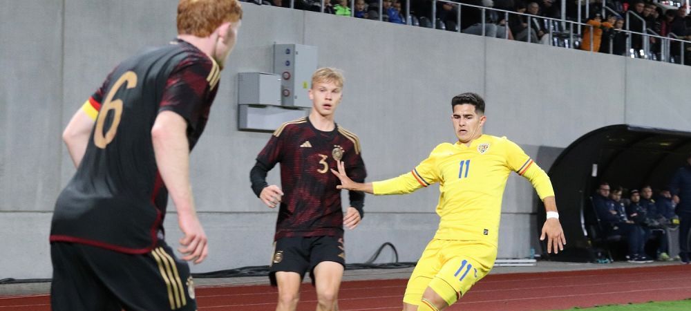 România U20 – Germania U20 0-1. Înfrângere dramatică pentru trupa lui Costin Curelea