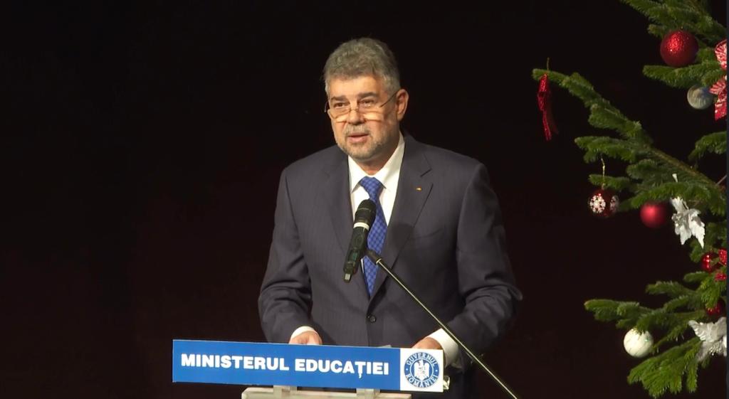 Premierul Marcel Ciolacu îi premiază pe elevii și profesorii care au obținut distincții la olimpiadele și concursurile internaționale