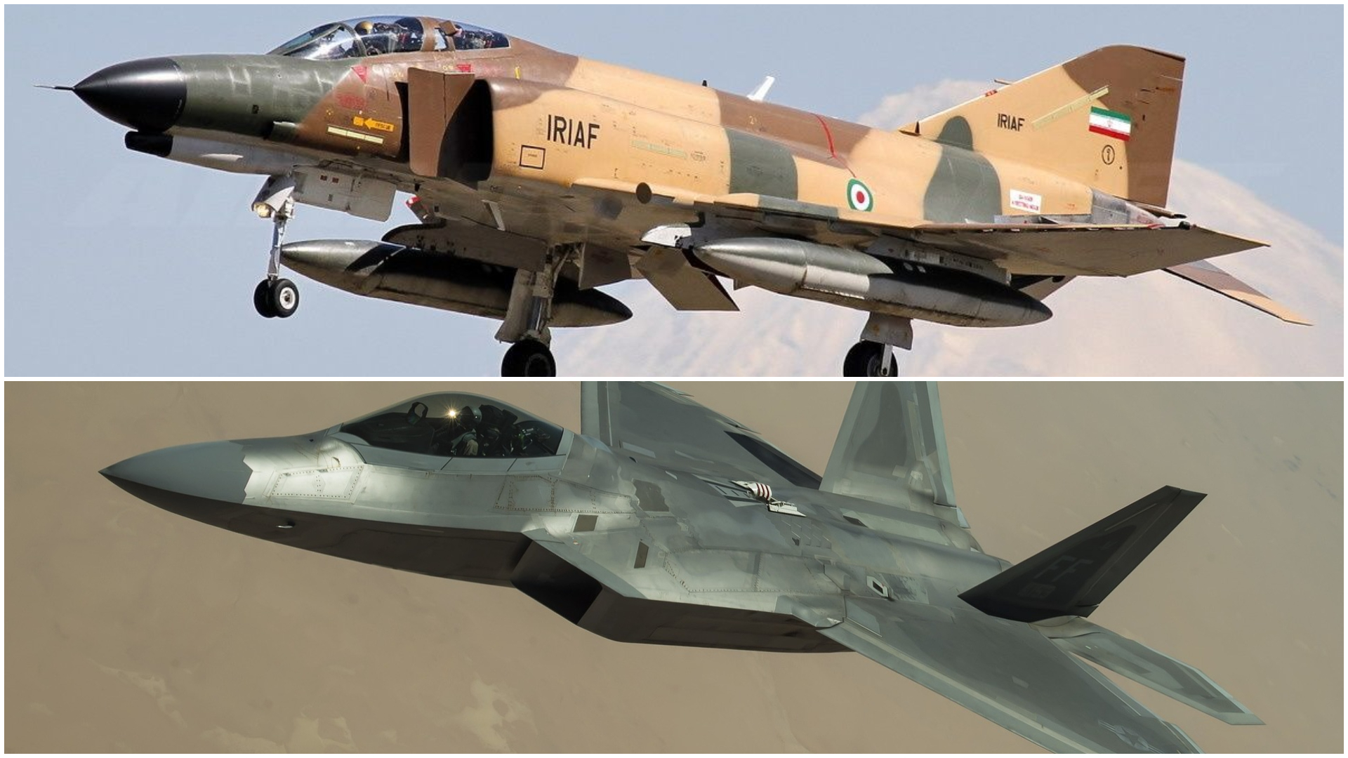 Cele 5 cuvinte cu care un pilot de F-22 a pus pe fugă un avion iranian