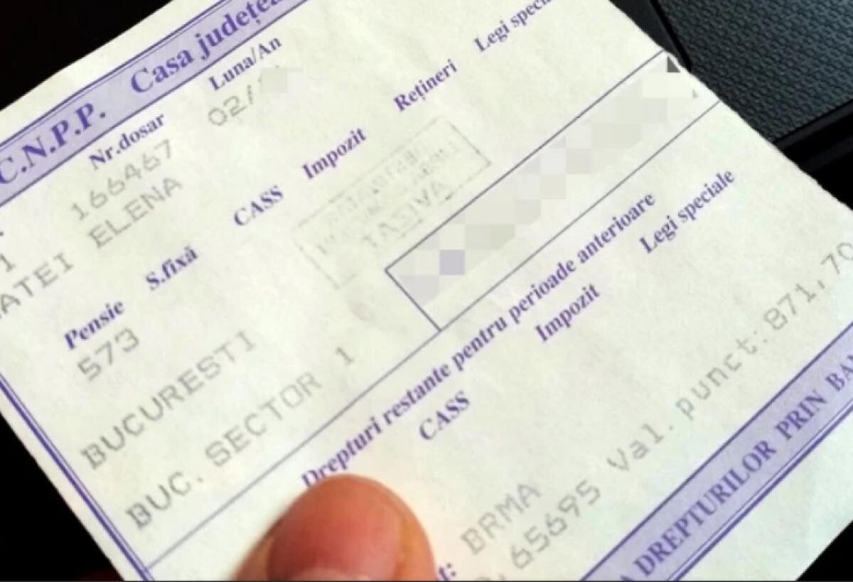 Informația esențială care apare pe talonul de pensie, din ianuarie 2024