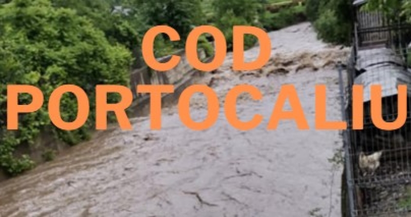 Pericol de inundații pentru râuri din vestul, nord-vestul și centrul României