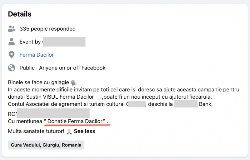 Victimizarea lui Cornel Dinicu, la un alt nivel! Se strâng fonduri pentru reconstrucția Fermei Dacilor. Cine este în spatele acțiunii