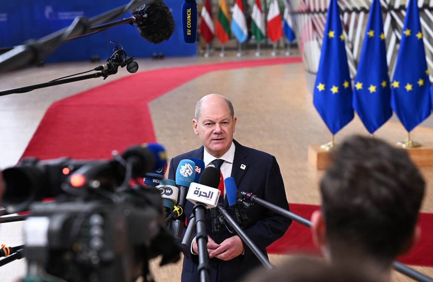 SUMMIT UE | Scholz vrea contribuții proporționale pentru Ucraina și cere armistițiu în Fâșia Gaza