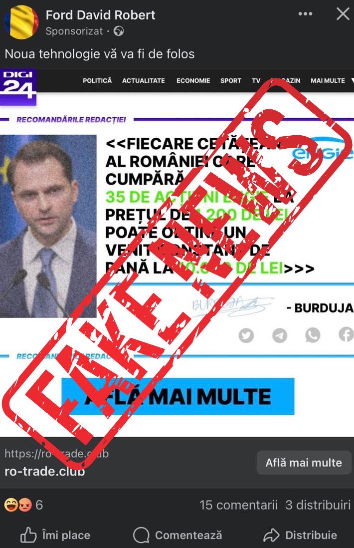 Sebastian Burduja anunță o nouă tentativă de fraudă care foloseşte numele şi imaginea