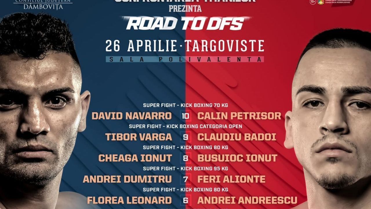 Acțiune la Târgoviște: Dynamite Fighting Show | Road to DFS e vineri, de la 20:00 (LIVE pe Pro Arena & VOYO)